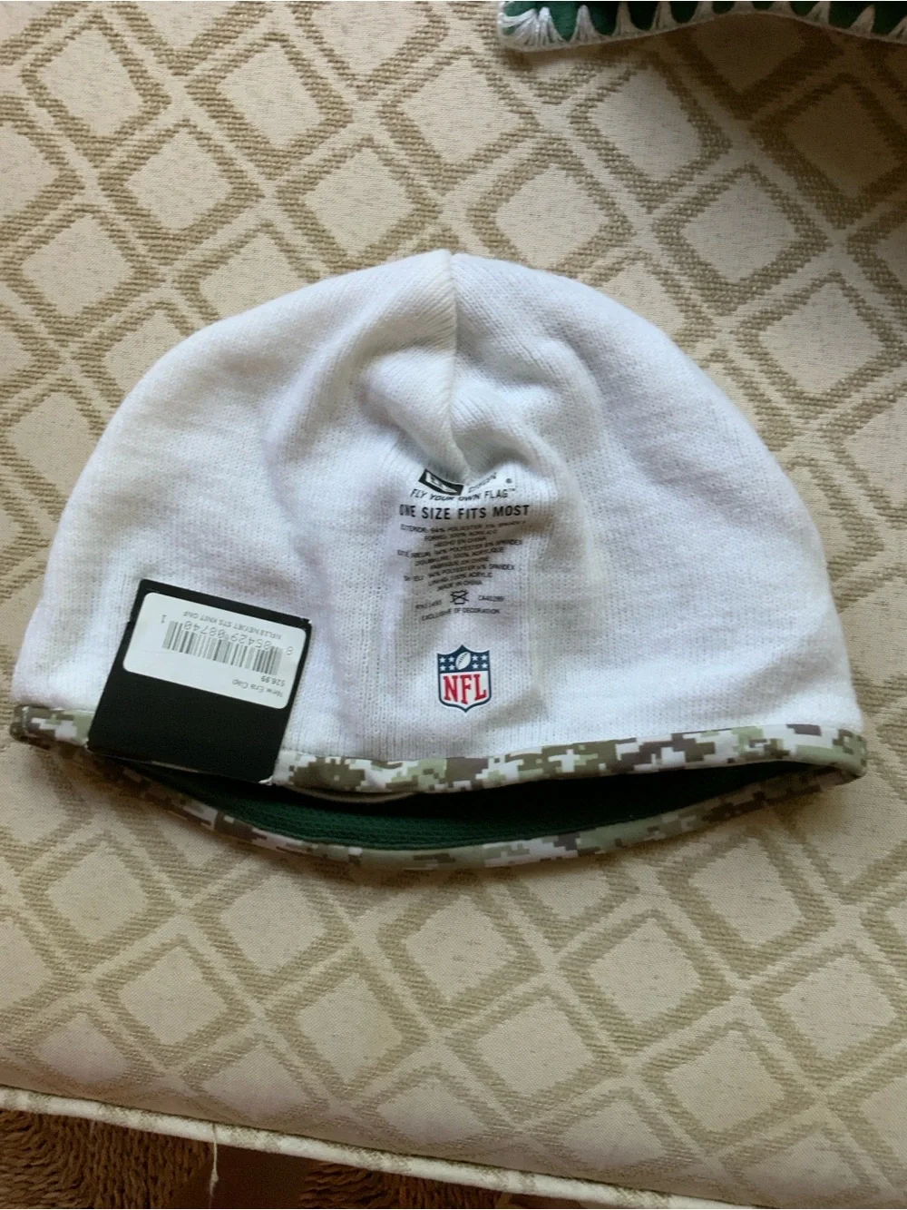 NWTNew York Jets Green Beanie Tech Cap